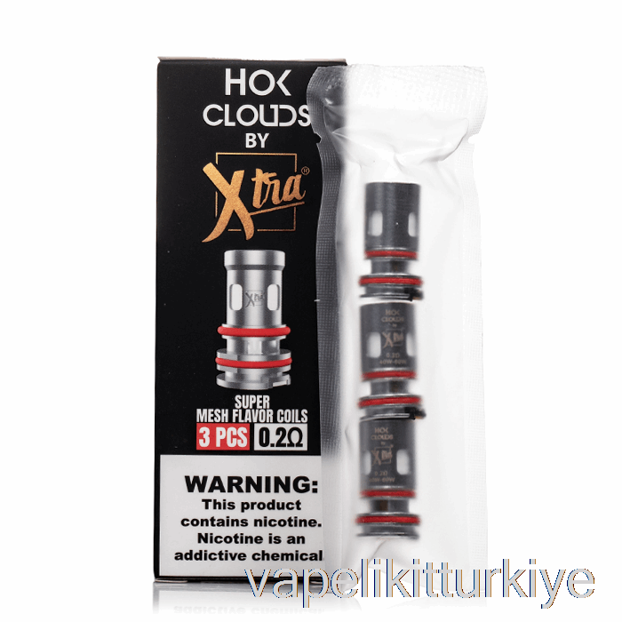 Vape Likit Xtra Hok Bulutlar Yedek Bobinler 0.2ohm Bobinler